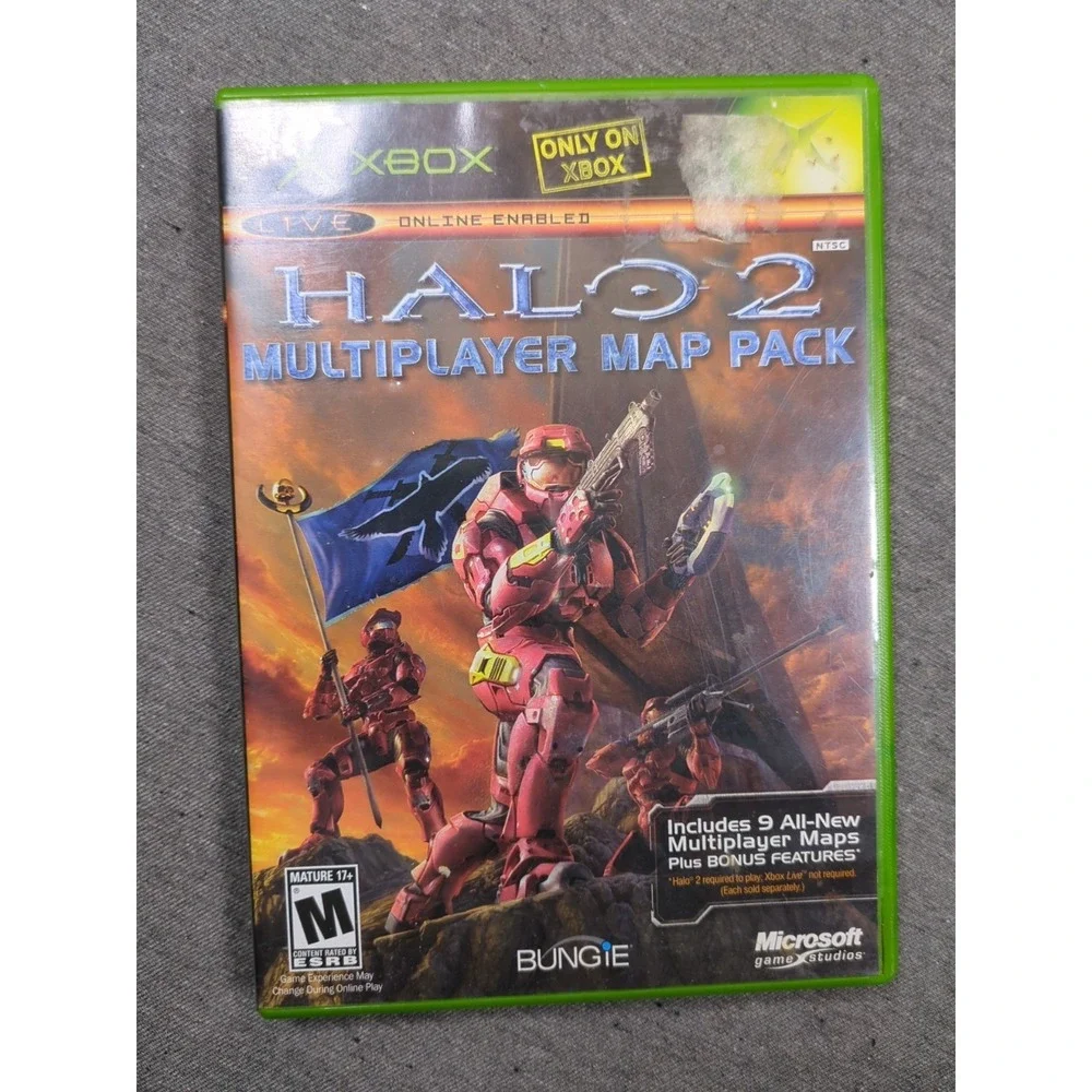 Halo 2 Multiplayer Map Pack Xbox COMPLETE - Disc, Case, Manual - Great Condition